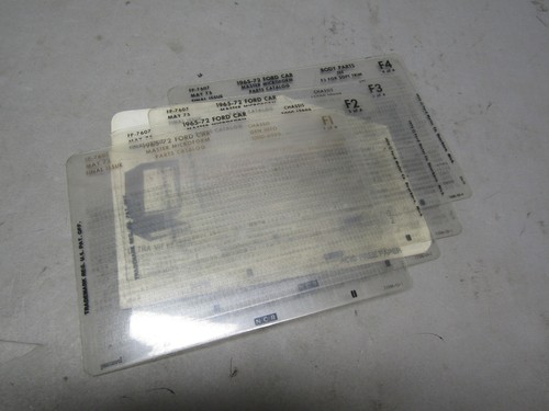 Ford microfiche parts - , catalog