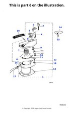 Jaguar Genuine Seal & Retainer Fits Series 3 Saloon 1979-1992 Classic AEU1576