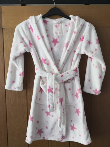 Kids dressing gown white - f&f,