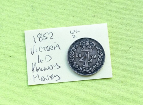 1852 four pence - four, silver