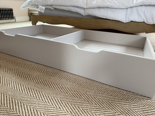 Grey under bed storage drawer - under-bed,