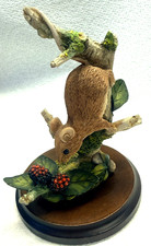 Wood Mouse Figurine - Country