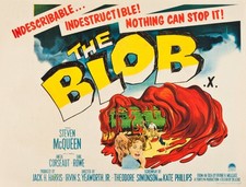 THE BLOB 1958 UK quad poster