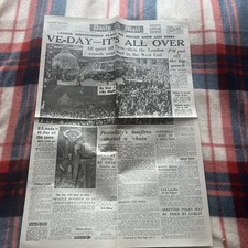 WW2 VE V E Day It’s Over
