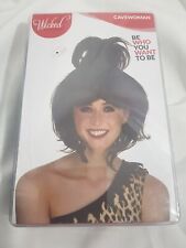 New - Womens - Wicked - Cavewoman Wig - Black - One Size
