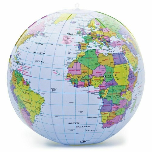 Bow globe 40cm world - globe,