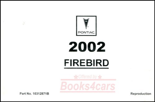 Firebird pontiac 2002 - 2002, am