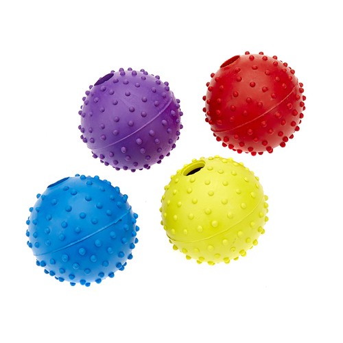 Dog puppy rubber pimple ball - puppy,