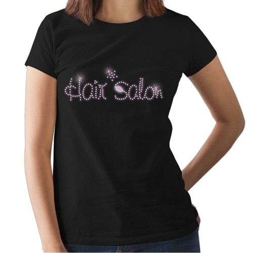 Hair salon pink crystal design - salon,