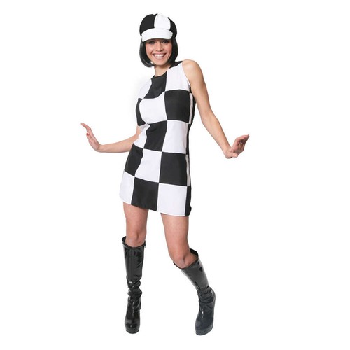 Party girl mini black - 60's,