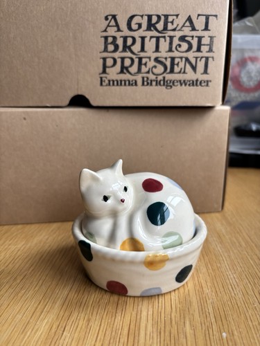Emma bridgewater cat basket - cat, on