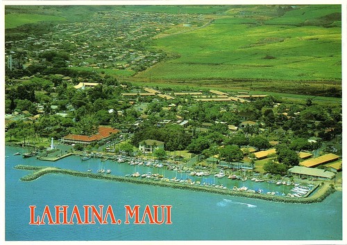 Lahaina maui hawaii - hawaii, aerial