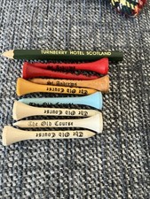 The Old Course St Andrews Golf Tees & Turnberry Hotel Pencil