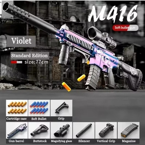 M416 toy gun shell ejecting - toy,