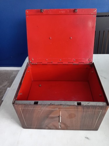 Vintage alarmed bank - vintage, vault