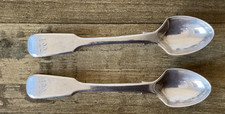 Two Georgian Silver Teaspoons