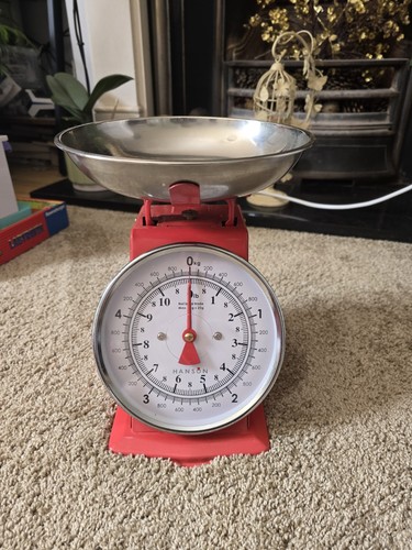 Hanson retro red weighing - hanson,