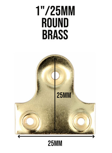 Glass plate round slotted - glass, round/slotted