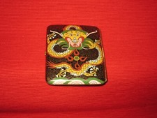 Chinese 5-Claw Dragon Cloisonné Cigarette/Card Case