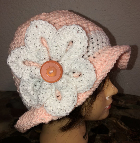Peach white sparkly spring - white,