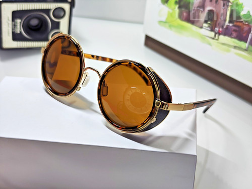 Steampunk sunglasses 50s round - sunglasses,