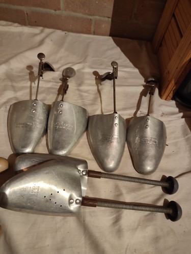 Vintage aluminium shoe - aluminium,