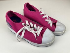 Girls Pink & White Heely Heelys Shoes Skates X2 UK SIZE 4 Used
