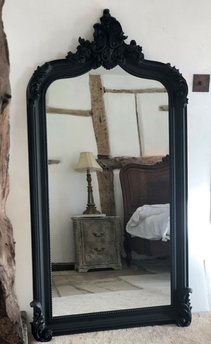 Gothic large matt black french - black,