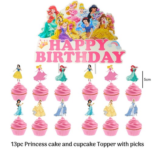 Disney princess cake toppers - cake,