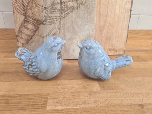Ceramic terracotta glazed blue - glazed,