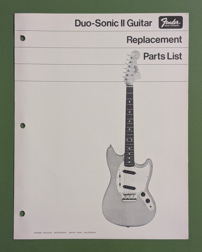 Fender duo sonic guitar - ii,