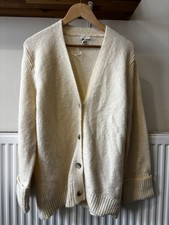 River Island Studios Relaxed Buttermilk Cosy Cardigan Size S (oversized)