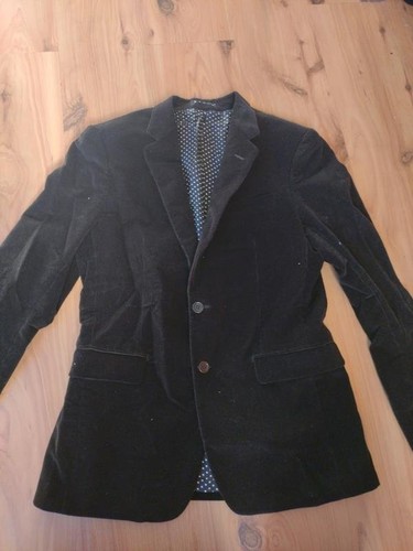 Men jigsaw brown velvet blazer - brown,