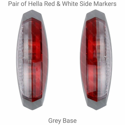 Pair hella red white side - of,