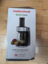 Morphy Richards 432020 Electric Spiralizer Express Rarely Used Excellent Cond
