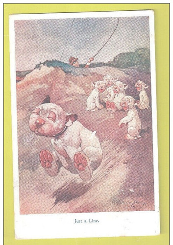 Bonzo dog comic - bonzo, angling