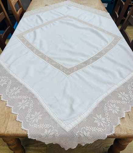 Vintage irish linen filet - vintage,