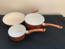 Set of 3 Cermalon pans -