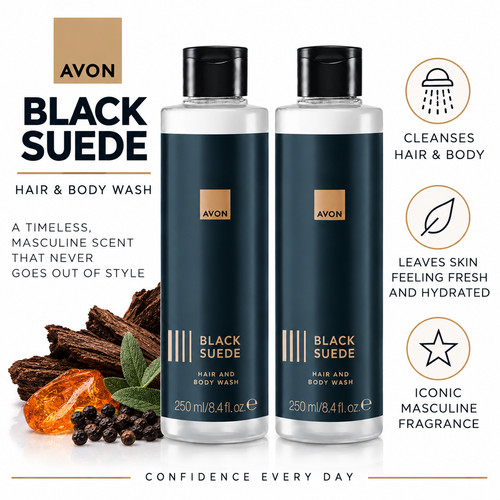 Avon black suede - avon, &