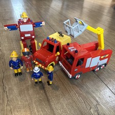 Fireman Sam bundle - Venus Truck / Jupiter Fire Engine / Figures / Transformer