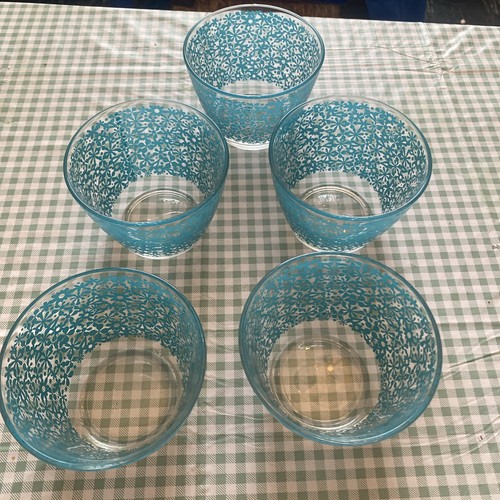Five lovely glass dessert - lovely, /
