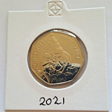 2021, Gibraltar Christmas 50p
