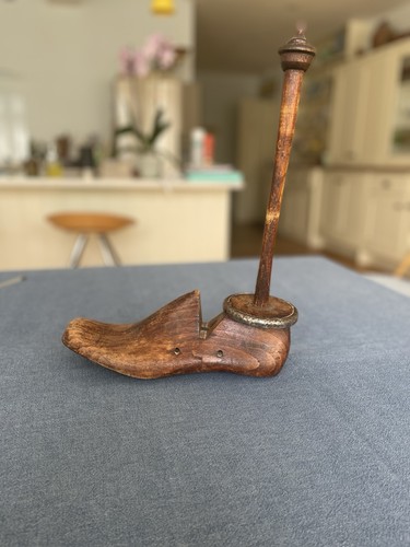 Antique wood and - and, brass