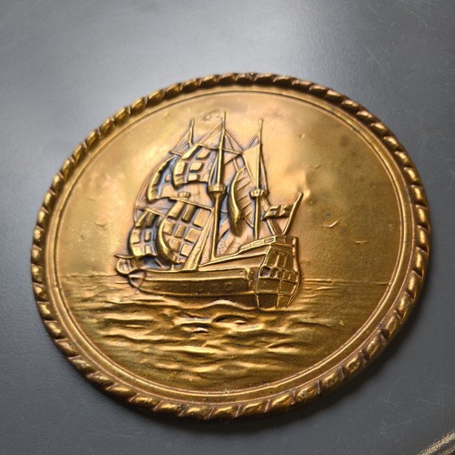 Vintage embossed brass - vintage,