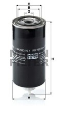 Fuel Filter fits: ERF B-Series