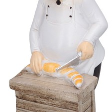 Resin Chef Statue Restaurant