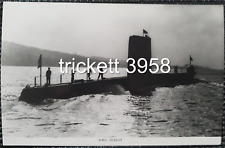 Royal Navy Submarine - HMS Ocelot - 5.5"x 3.5" Photograph. British Navy