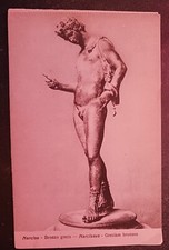 vtg postcard relief Narcissus