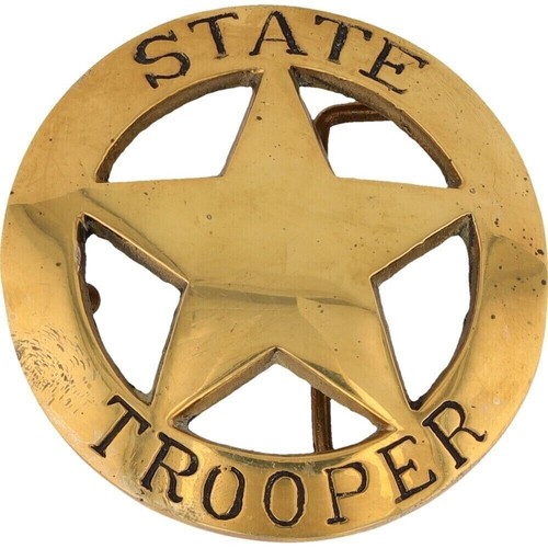 New brass state trooper - new,
