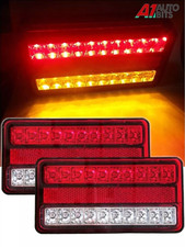 Pair 12v Led Rear Tail Lights Lamp 4 Function Trailer Caravan Truck Lorry 40 LED